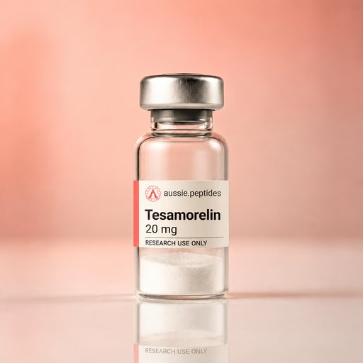 Tesamorelin 20mg research peptide vial — Aussie Peptides