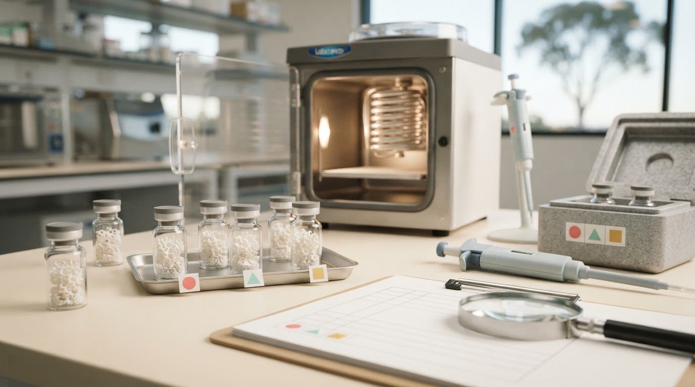 Lyophilised Peptides Australia: Handling, Storage and Batch Verification