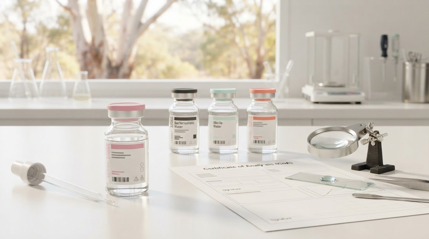 Bacteriostatic Water Australia: Laboratory Reference for 2026